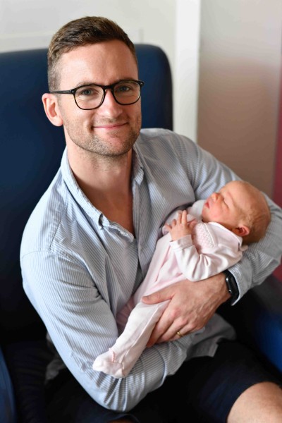 Maternity photo_man and child